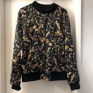 Mens H&M Reversible Bomber Jacket